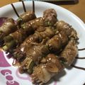 ☆しづ姉☆'s cooksnap of when they made レモン醤油バターで☆にんにくの芽の肉巻き.