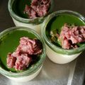スイーツラバー's cooksnap of when they made 至福の豆乳プリン～抹茶小豆ソースかけ～.