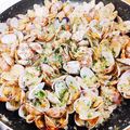 ☆かつもも☆'s cooksnap of when they made あさりの酒蒸しでイタリアンなグリル.