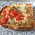 きらり流れ星's cooksnap of when they made 酢きのこチーズトースト.
