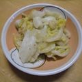 書セラピスト流香's cooksnap of when they made 白菜のナムル？白菜の中華風ごま和え.