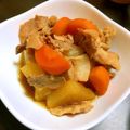 みほこ0908's cooksnap of when they made 豚コマ人参大根あるもので節約簡単煮物.