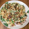 sarada☆'s cooksnap of when they made ニラとキャベツのチヂミ.