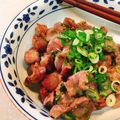 あけちゃんち。's cooksnap of when they made 砂肝とネギの山椒炒め.