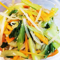 ★ｃｈａｉ娘★'s cooksnap of when they made 青梗菜ともやしと人参のナムル.