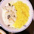 けーこころん's cooksnap of when they made えびのクリーム煮＆ターメリックライス♬.