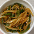 ちゃーきー★'s cooksnap of when they made 捨てないで！大根の皮とピーマンのきんぴら.