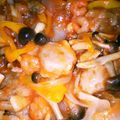 ハチそば粉's cooksnap of when they made 節約＊焼売とシーフードのケチャップ炒め.