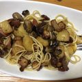 ぬーまいと0523's cooksnap of when they made タコときのこのフライパンアヒージョ.