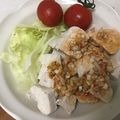 クックRCHX24☆'s cooksnap of when they made 冷やし鶏むね肉のピリ辛ネギソース☆.