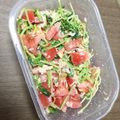 あや☆花嫁修行's cooksnap of when they made 豆苗をツナトマトで♪.