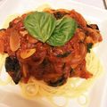 ツノたん's cooksnap of when they made バジル香るナスのトマトソースパスタ.