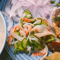 chibijuju's cooksnap of when they made すだち香る！きゅうりの酢の物.