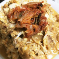 ＊はみ＊'s cooksnap of when they made もやしと豆腐とキムチの卵とじ.