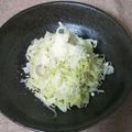 ＊coron＊'s cooksnap of when they made 千切りキャベツだけのアーリオオーリオ.