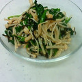 ひーたん２０１０'s cooksnap of when they made 梅＆塩昆布で♪ほうれん草とエノキの和え物.