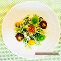 賀古遥's cooksnap of when they made ミネラルたっぷり♪空心菜新芽と豆腐サラダ.