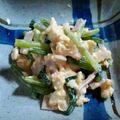 mamin117's cooksnap of when they made 小松菜とハムといり卵のサラダ.