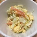ポメちょん's cooksnap of when they made キャベツと炒り卵のサラダ.