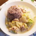 umi☆neco's cooksnap of when they made フライパンで簡単！白菜と鶏のクリーム煮♡.