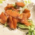 romaric's cooksnap of when they made 新玉葱とスモークサーモンのサラダマリネ.