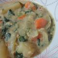 あいっぴ☆'s cooksnap of when they made ほうれん草ときのこの豆乳シチュー.