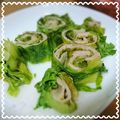 見習い主婦haru's cooksnap of when they made ♧レンジdeレタスロール♧.
