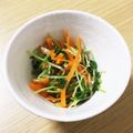 かななーな's cooksnap of when they made 豆苗とにんじんのナムル.