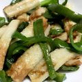 クックBLTENE☆'s cooksnap of when they made 冷蔵庫のお友、竹輪とピーマンのきんぴら.