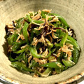 ♡ミリア♡'s cooksnap of when they made ご飯のお供♪ピーマンとしらすの塩昆布炒め.