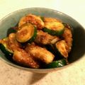 やこまき's cooksnap of when they made 簡単！ナスとズッキーニのゴマ味噌炒め.