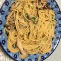 クックRQTPE9☆'s cooksnap of when they made きのことバターのパスタ.