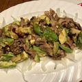クックQ8NCX0☆'s cooksnap of when they made 仔羊とアボカドのわさび和え.