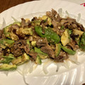 クックQ8NCX0☆'s cooksnap of when they made 仔羊とアボカドのわさび和え.