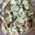 shibatama's cooksnap of when they made 柚子胡椒びりっ！オクラと茗荷の和えもの.