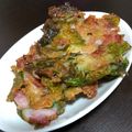 Kazuki111's cooksnap of when they made セロリの葉のかき揚げ(無水鍋QC使用).