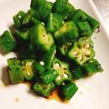 クックHJB3B6☆'s cooksnap of when they made お弁当のおかずに おくらのゆかり和え.