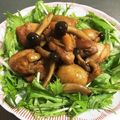 chocoraママ's cooksnap of when they made 簡単！☆鶏肉としめじの焼肉ソテー☆.