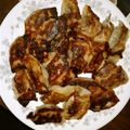 twaltich's cooksnap of when they made シソ入り棒餃子.