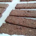 hawaiisunny's cooksnap of when they made 噛めば甘くなる、おからバーチョコ味.
