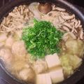 しを。's cooksnap of when they made 蓮根つくね♡と生姜にんにくのポカポカ鍋♪.