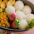 eiyoushi's cooksnap of when they made 3色(食？)、フリフリおにぎりボール！.