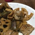はってぃ22's cooksnap of when they made 鶏もも肉・茄子・蓮根の甘酢しょうゆ炒め✩.