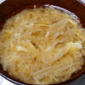 なかっちゃん♪'s cooksnap of when they made わが家の定番☆えのき茸と卵のお味噌汁.
