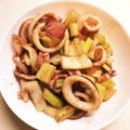 nopon3's cooksnap of when they made イカとセロリのレモン炒め.
