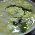 ＭＯＭＯパンダ's cooksnap of when they made 残り物で手抜き雑炊.