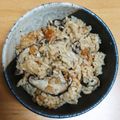sasa_mama's cooksnap of when they made なんちゃって♪松茸の炊き込みご飯☆.