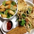 ame-ikuru's cooksnap of when they made サラダチキンとブロッコリーのスパゲティー.