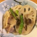 〜tinr～'s cooksnap of when they made 蓮根とアスパラのきんぴら。.