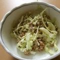 きらり流れ星's cooksnap of when they made 納豆とキャベツのネバっとサラダ.
